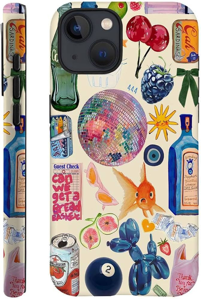 Compatible with for iPhone 14,European Collage Lovely Phone Case for Girl Women Boy Men,Scratch R... | Amazon (US)