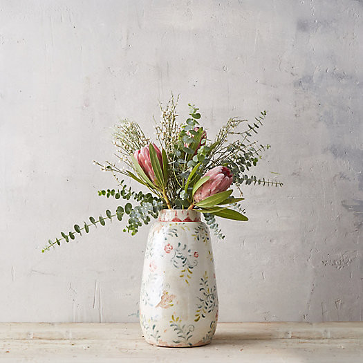 Rose + Vine Terracotta Vase | Terrain