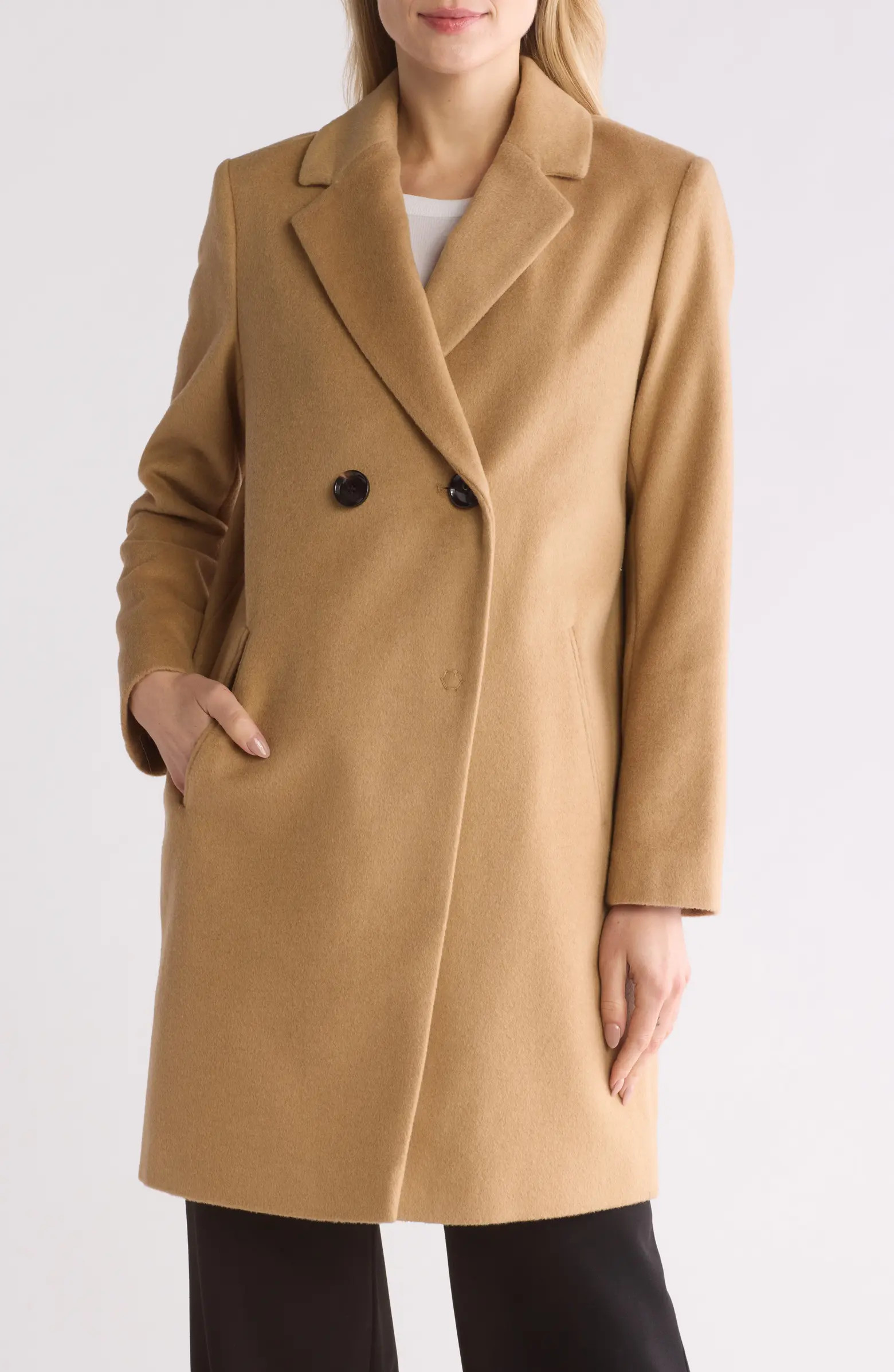 Double Breasted Cutaway Trench Coat | Nordstrom Rack