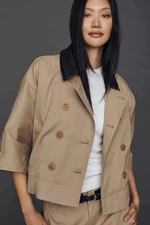 Cape Trench Coat Jacket | Anthropologie (US)