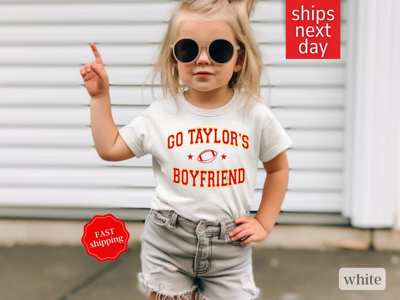 Go Taylors Boyfriend Kids Shirt, Express Ship, Oversized Football Sweatshirt, Trendy Oversized Sw... | Etsy (US)