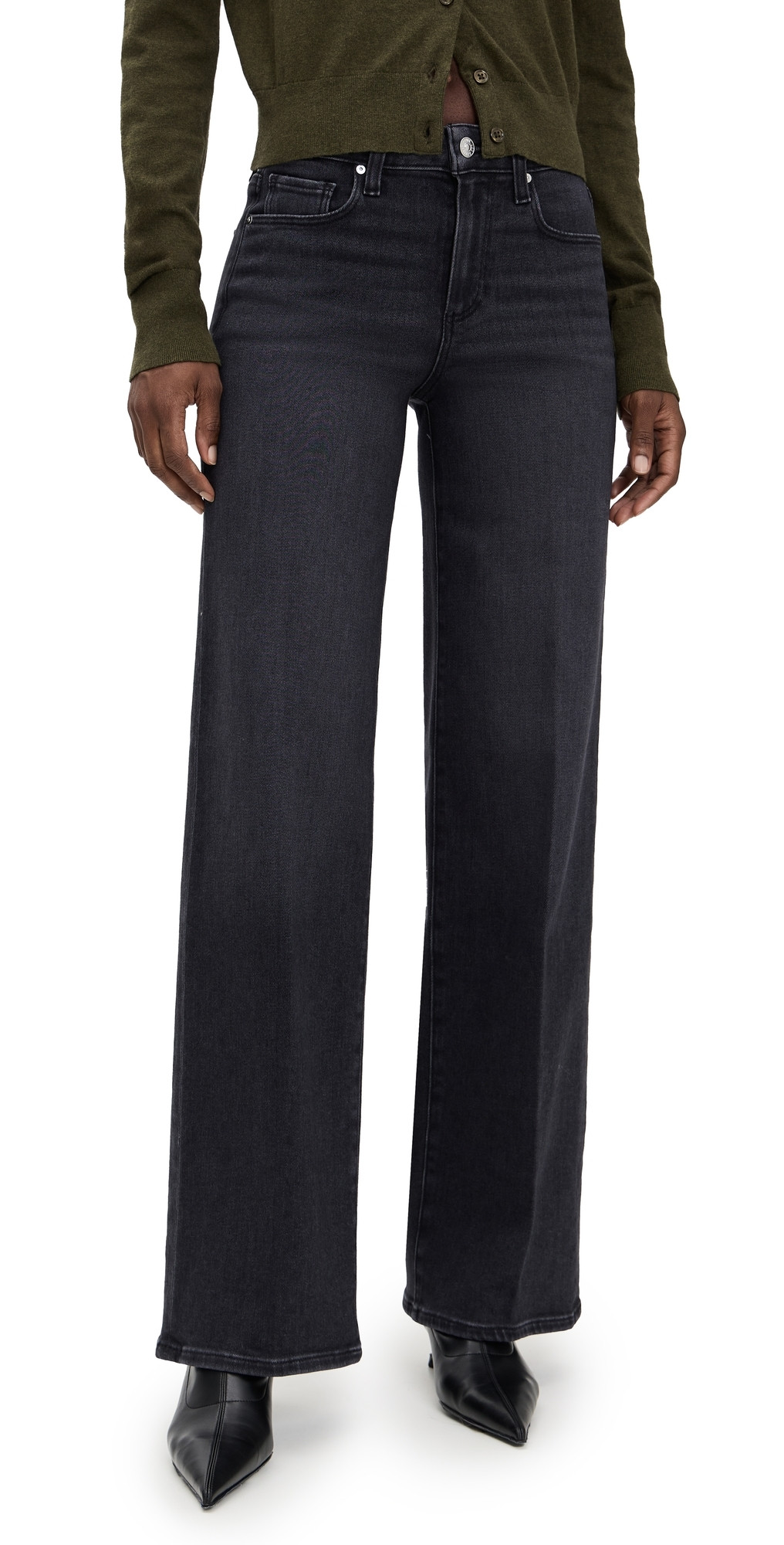 PAIGE Tatum 32 Jeans Ink Black 33 | Shopbop