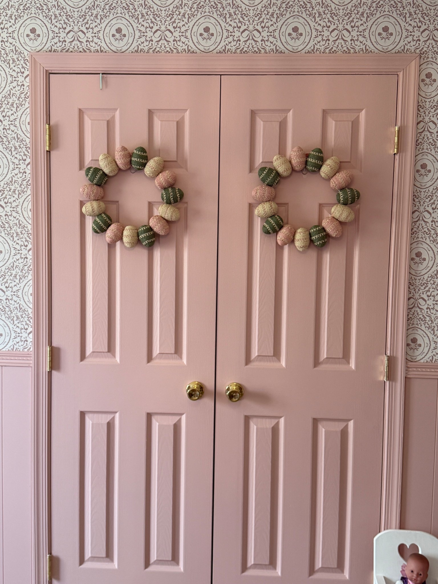 Lonny’s Easter wreaths 🥰🤍💓 

#LTKBaby #LTKmorningroutine #LTKmomlife