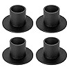 Amazon.com: HUANGXIN 4 Pcs Black Candle Holders Retro Candlestick Holder Farmhouse Decor for Home... | Amazon (US)