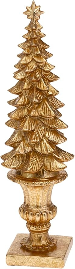 Boston International Christmas Tabletop Mantel Shelf Winter Holiday Decorations for Home, 12", Go... | Amazon (US)