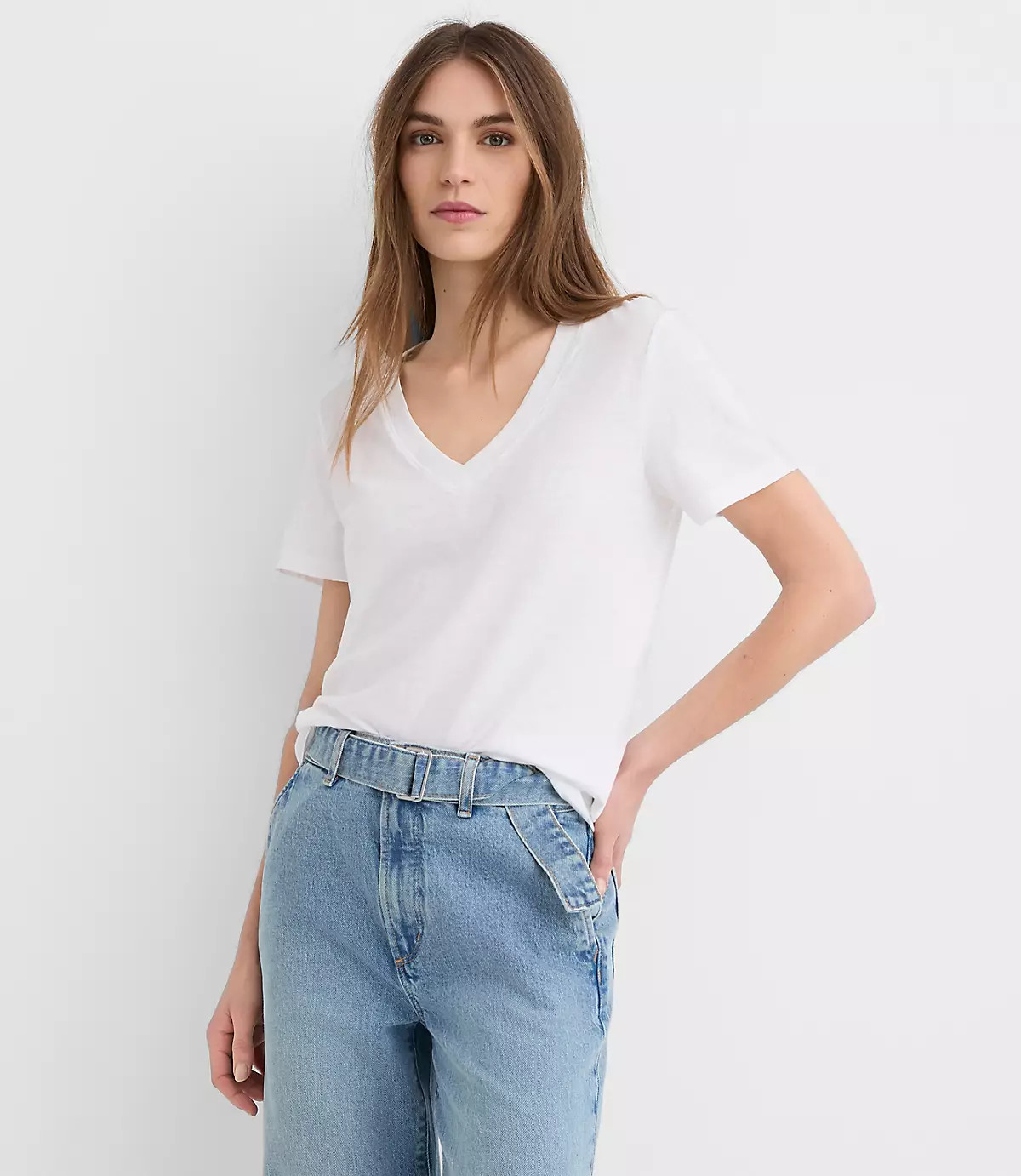 Everyday V-Neck Tee | LOFT