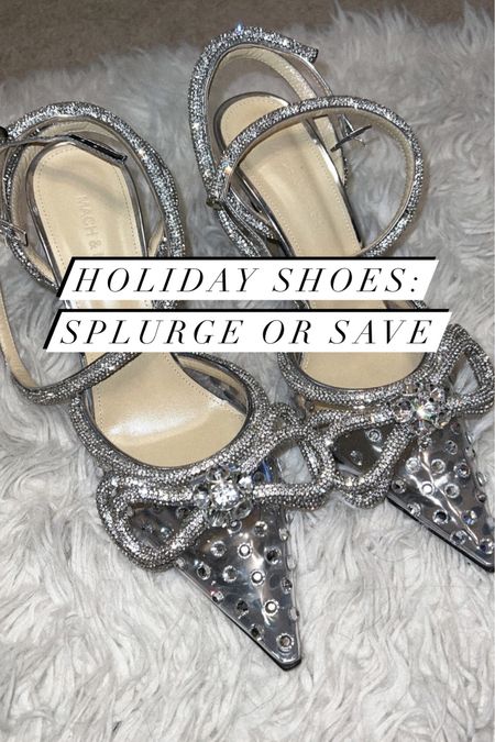If you like the Mach and Mach look for the holidays but not the price tag, Amazon has pretty good similar styles! Comparing here & linking both✨

#LTKFind #LTKHoliday #LTKshoecrush