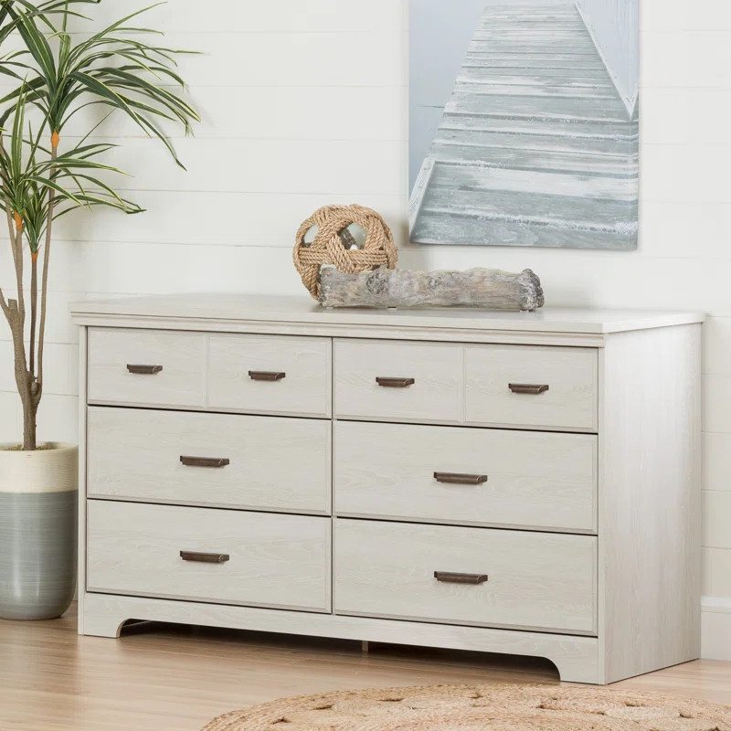 Versa 6 Drawer 57.75'' W Double Dresser | Wayfair North America