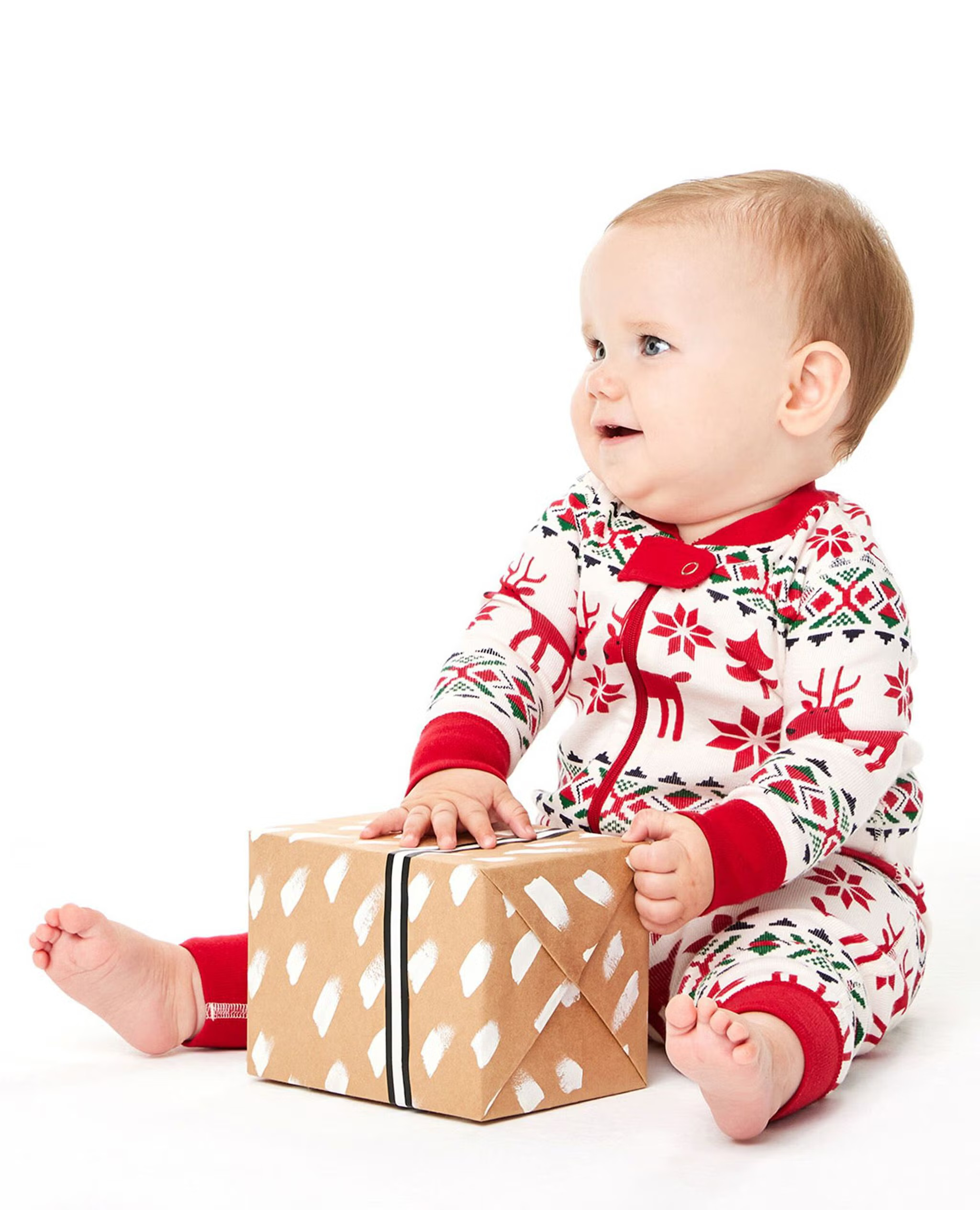 Holiday Dear Deer HannaJams™ Sleeper | Hanna Andersson