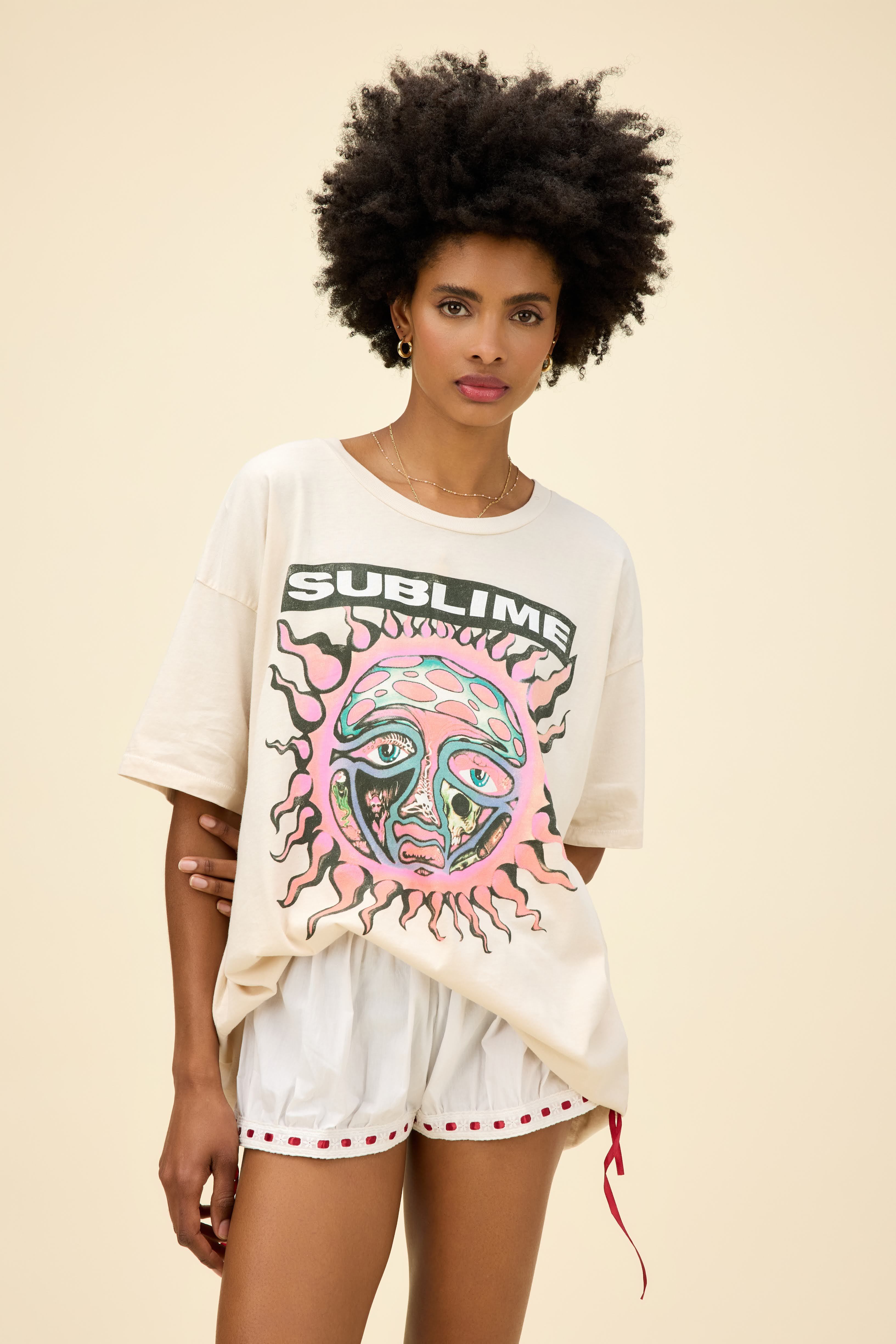 Sublime 40 Oz. To Freedom Merch Tee in Dirty White | Daydreamer