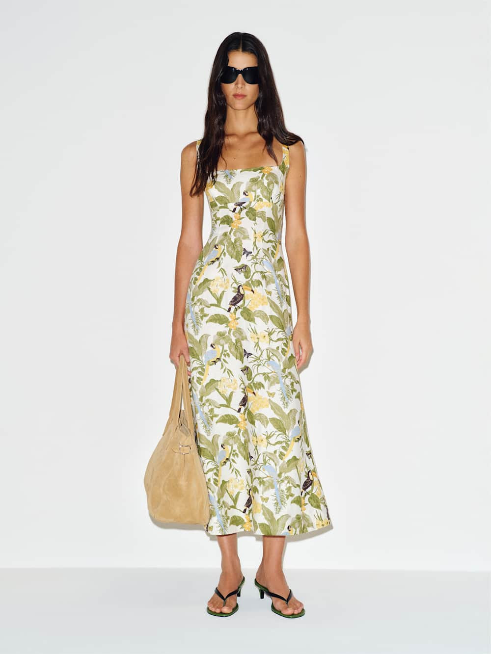 Sabine Linen Dress | Reformation (Global)