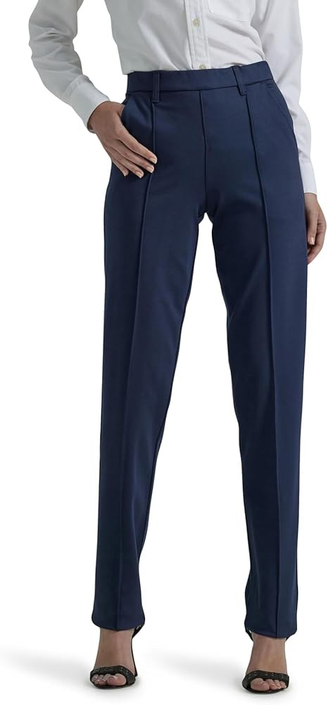 Lee Womens Ultra Lux Comfort Any Wear Straight Leg Pant | Amazon (US)