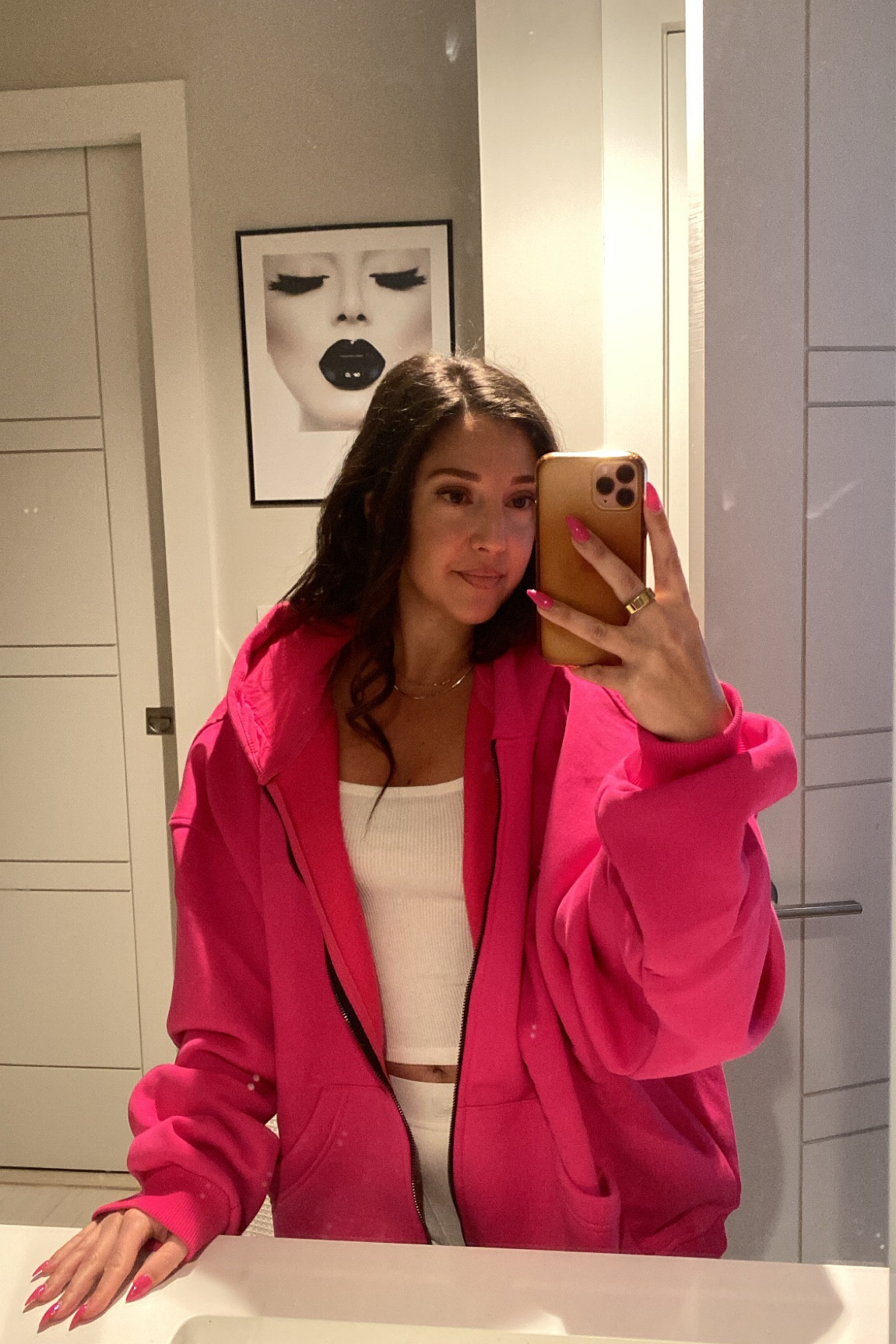 These skims tank and boxer sets are so comfy and cute. I have size small. The magenta hoodie is from Booty by Brabants and is sold out but hopefully will come back soon. It’s one size  

#LTKfit #LTKFind