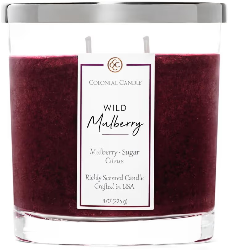 Colonial Candle Wild Mulberry Scented Candle Jar, Highly Fragranced Candles for Home Scented, Mot... | Amazon (US)