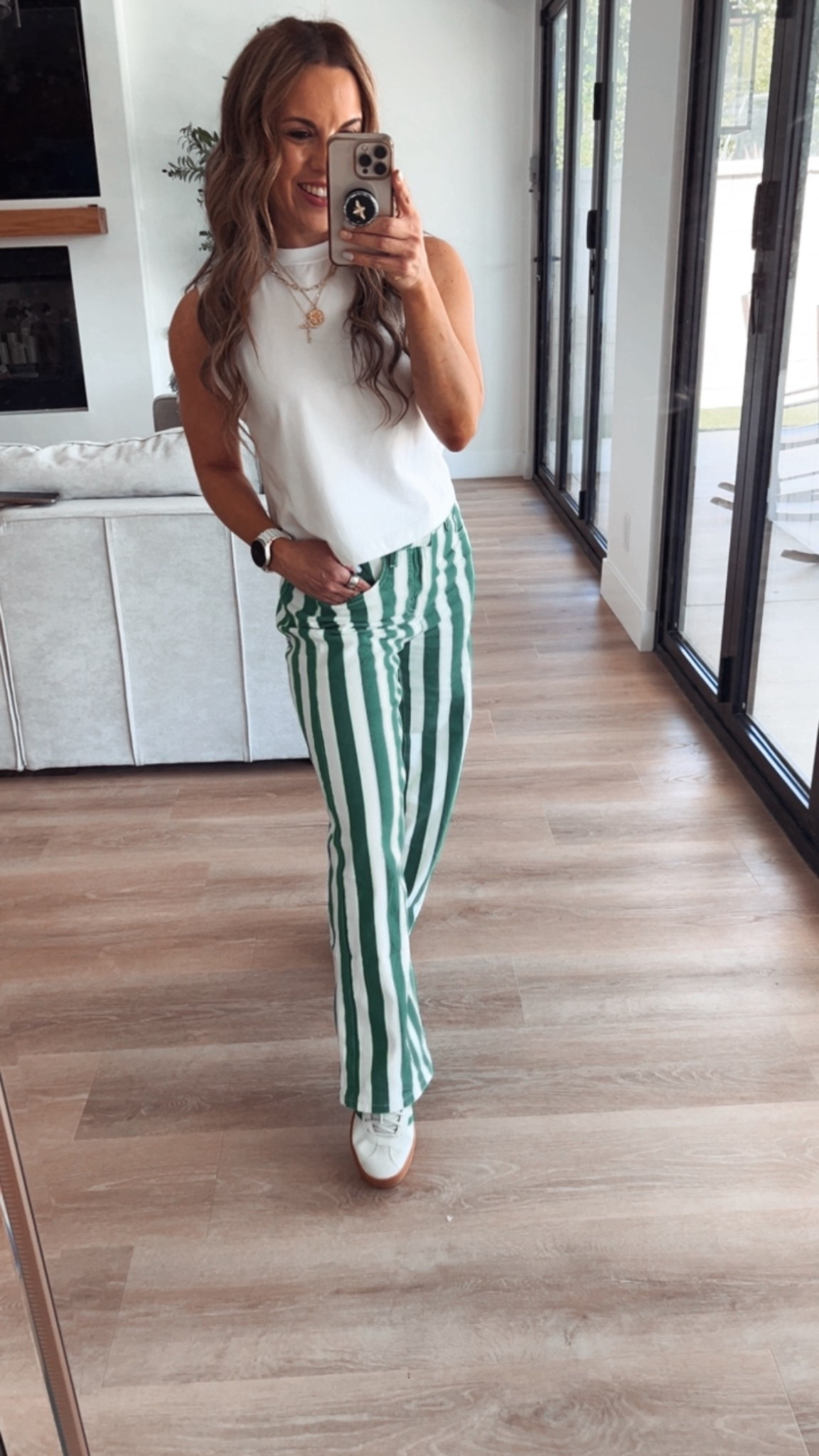 These pants would be so fun for the Spring! They come in a variety of fun colors. I have on a small but wish they came in an xs. They do have stretch to them. Spring styl, casual style  

#LTKOver40 #LTKSeasonal #LTKSaleAlert