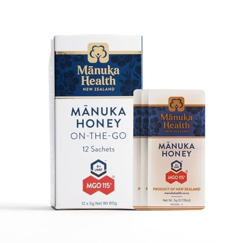 Manuka Health UMF 6+/MGO 115+ Manuka Honey On-The-Go Packets (0.176oz Packets, 12 Count), Superfood, Authentic Raw Honey from New Zealand | Amazon (US)