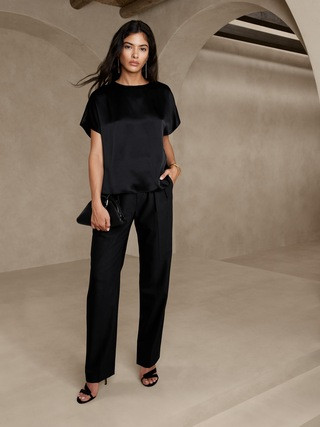 Bliss Silk Dolman Top | Banana Republic (US)