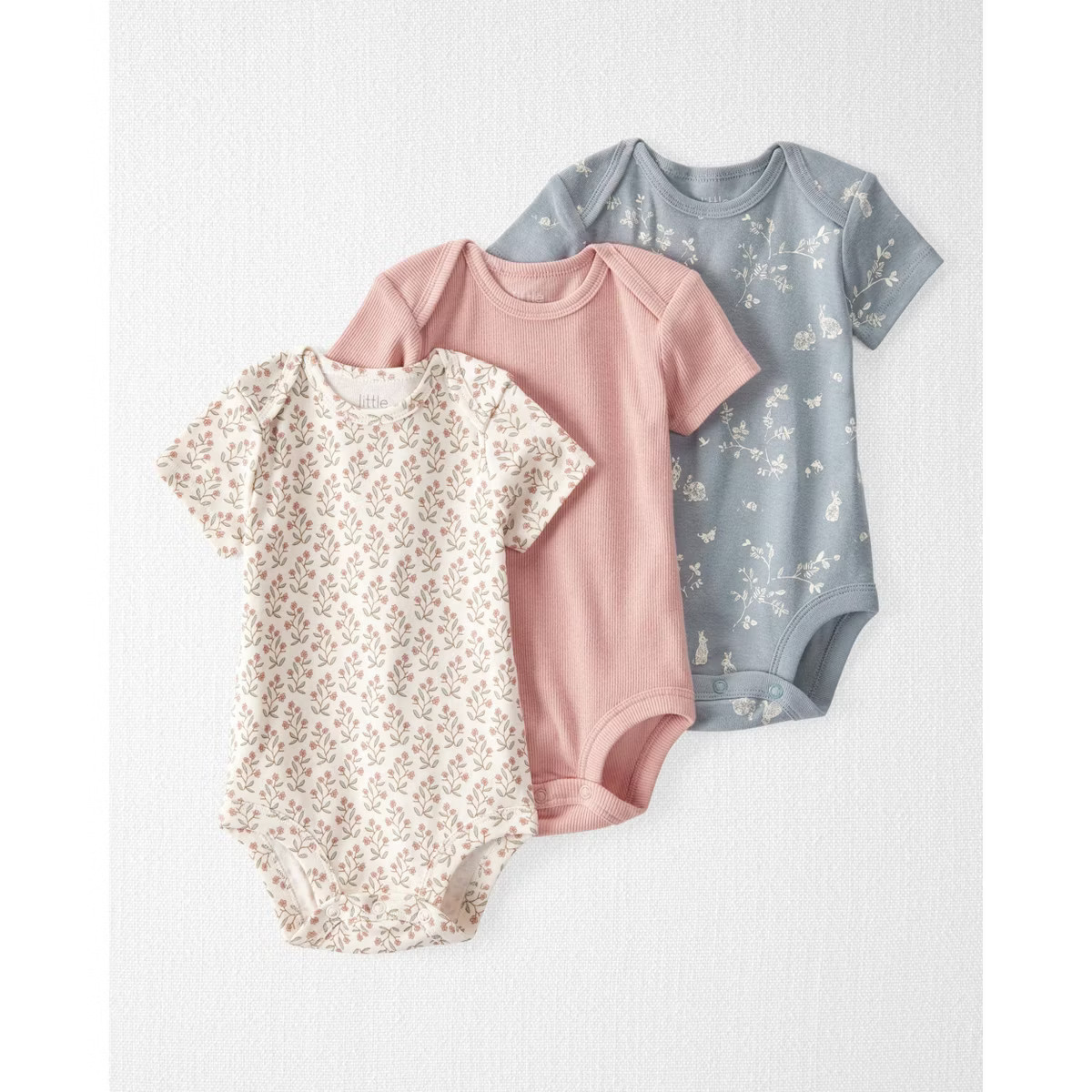 Little Planet by Carter's Organic Baby Girls' 3pk Bodysuit | Target