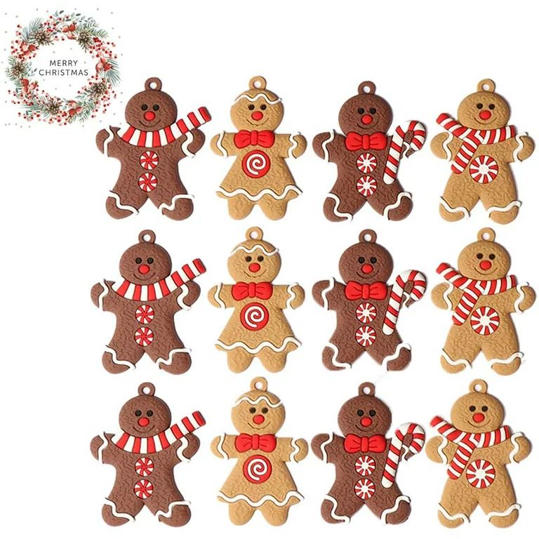 Large Gingerbread Man Ornaments Gingerbread Christmas Decor Christmas Christmas Set Christmas Orn... | Walmart (US)