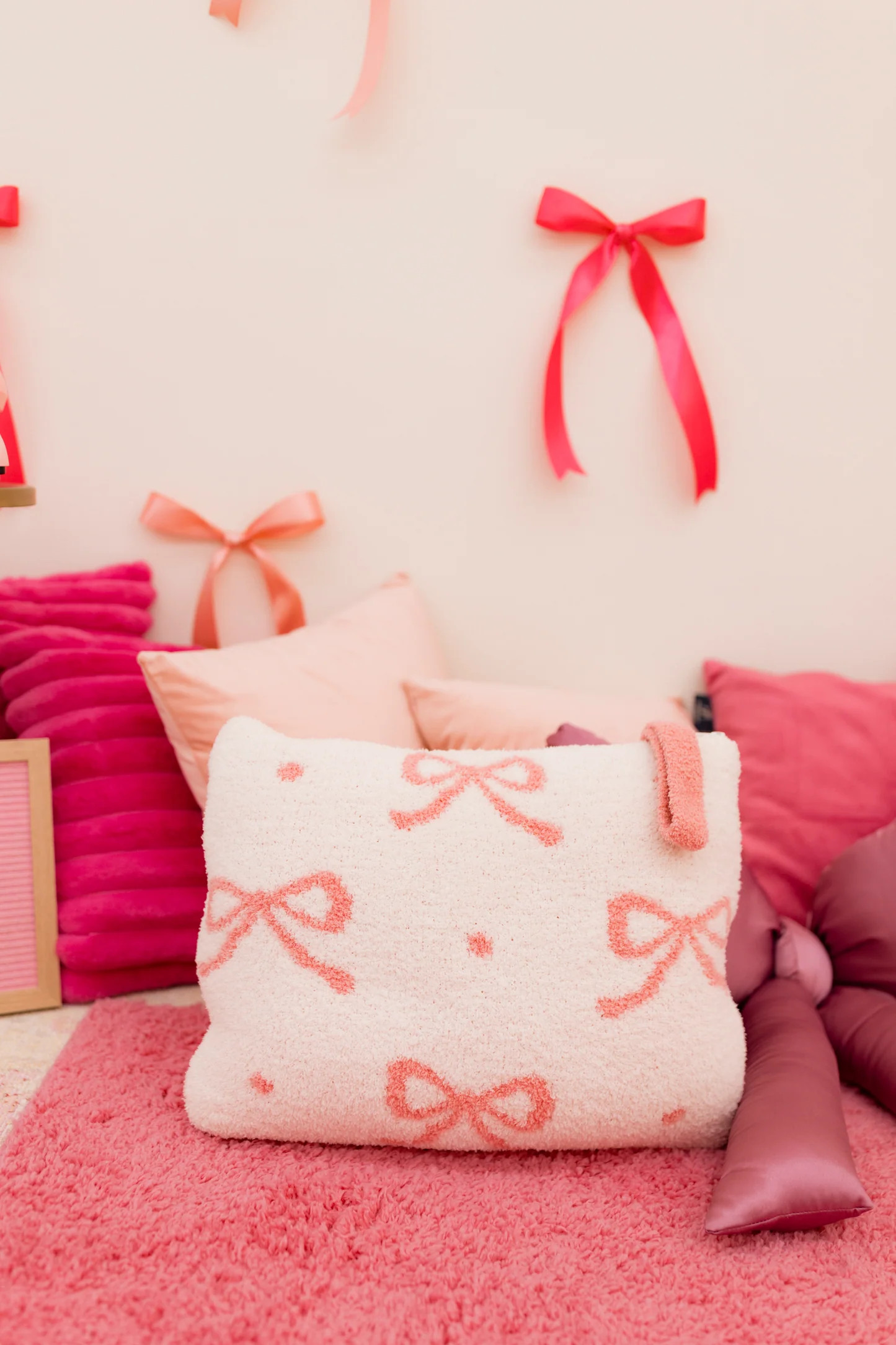 Pink Bow Quillow | Shop Staykation