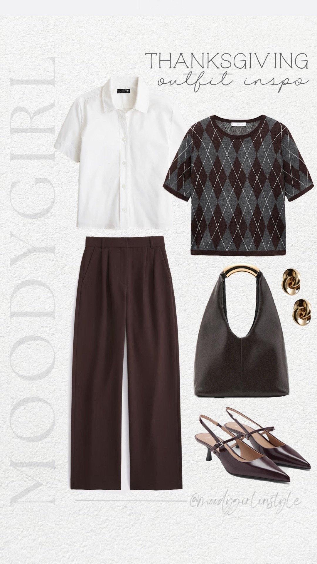 Fall Fashion - Thanksgiving Outfit Inspiration

What to wear to Thanksgiving dinner or anytime during the fall season.

Thanksgiving outfits, Thanksgiving outfit inspo, holiday outfits, fall outfits, argyle sweater, leather heels, leather purse, neutral outfits, outfits under $100, Thanksgiving outfit collage, midsize workwear, fall workwear, office outfit, business casual outfits, chic office looks, midsize fashion inspo, everyday work outfits, fall office outfit, affordable workwear

#LTKStyleTip #LTKItBag #LTKShoeCrush 

#LTKSeasonal #LTKOver40 #LTKWorkwear #LTKFindsUnder100 #LTKFindsUnder50 #LTKMidsize