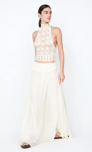 AURELIA MAXI SKIRT - IVORY | Bec & Bridge (Global)