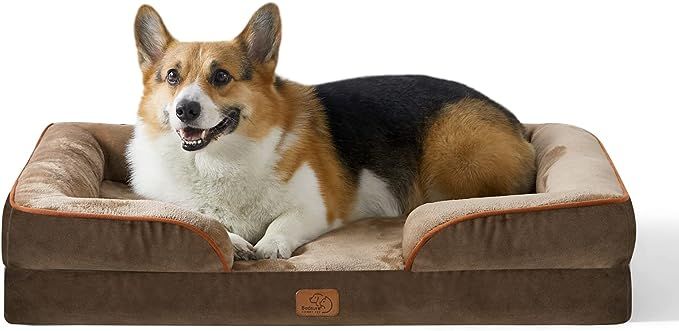 Bedsure Orthopedic Dog Bed for Large Dogs - Big Washable Dog Sofa Bed Large, Supportive Foam Pet ... | Amazon (US)