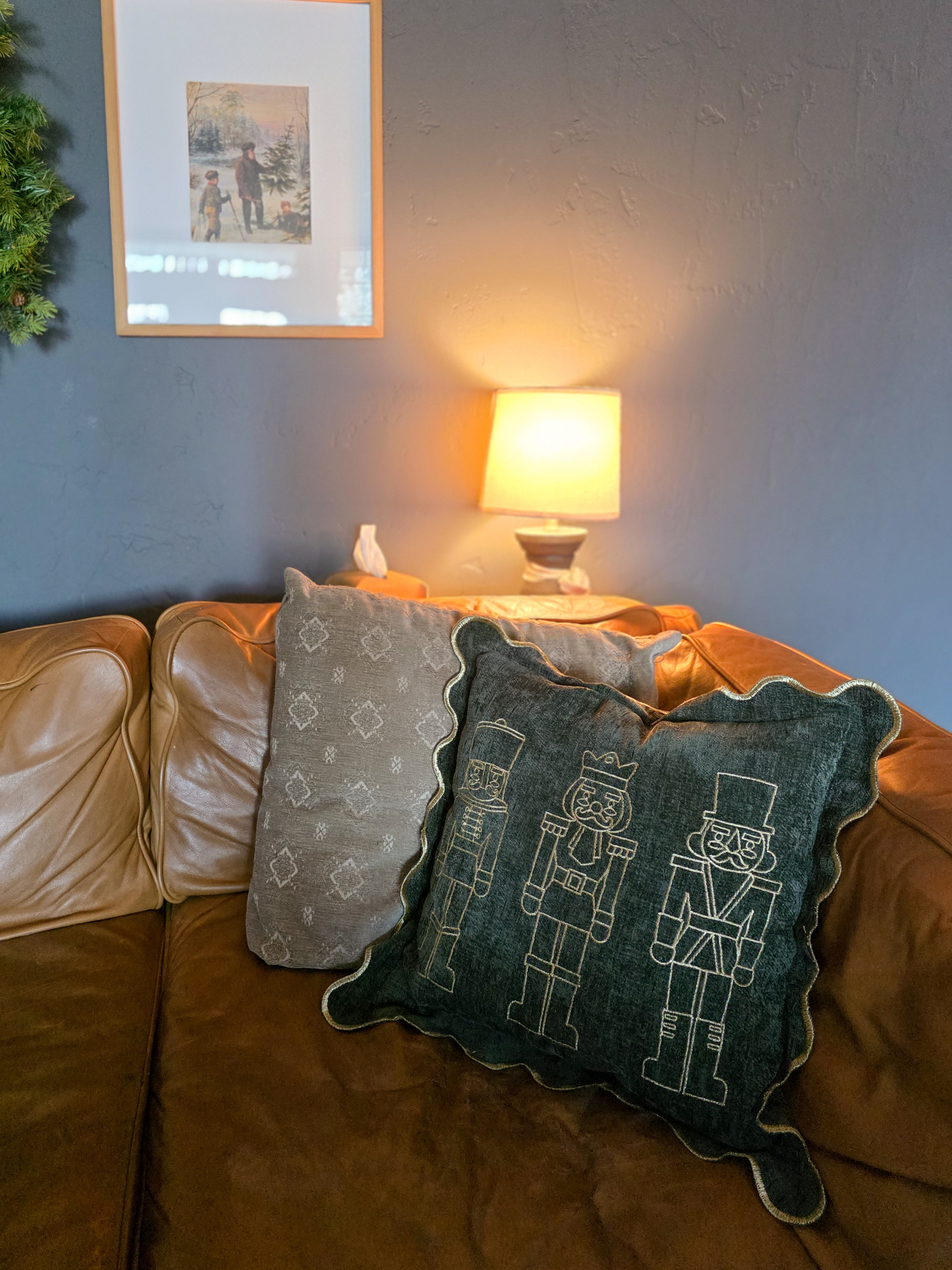 This cutie nutcracker pillow is SO soft and the scallop edge is just adorable! #walmart  

 #LTKHoliday #LTKHome #LTKFindsUnder50