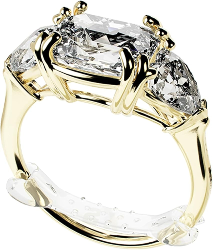 Chrome Cherry Ringo, Invisible Ring Size Adjuster for Loose Rings with 6 Sizes, Clear Ring Band S... | Amazon (US)