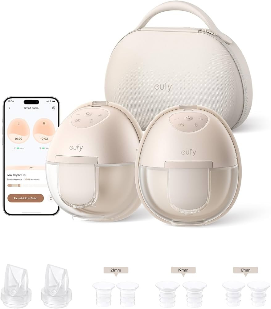 eufy Wearable Breast Pump S1 Pro, Electric Hands-Free Breast Pump with Heating Technology, Portab... | Amazon (US)