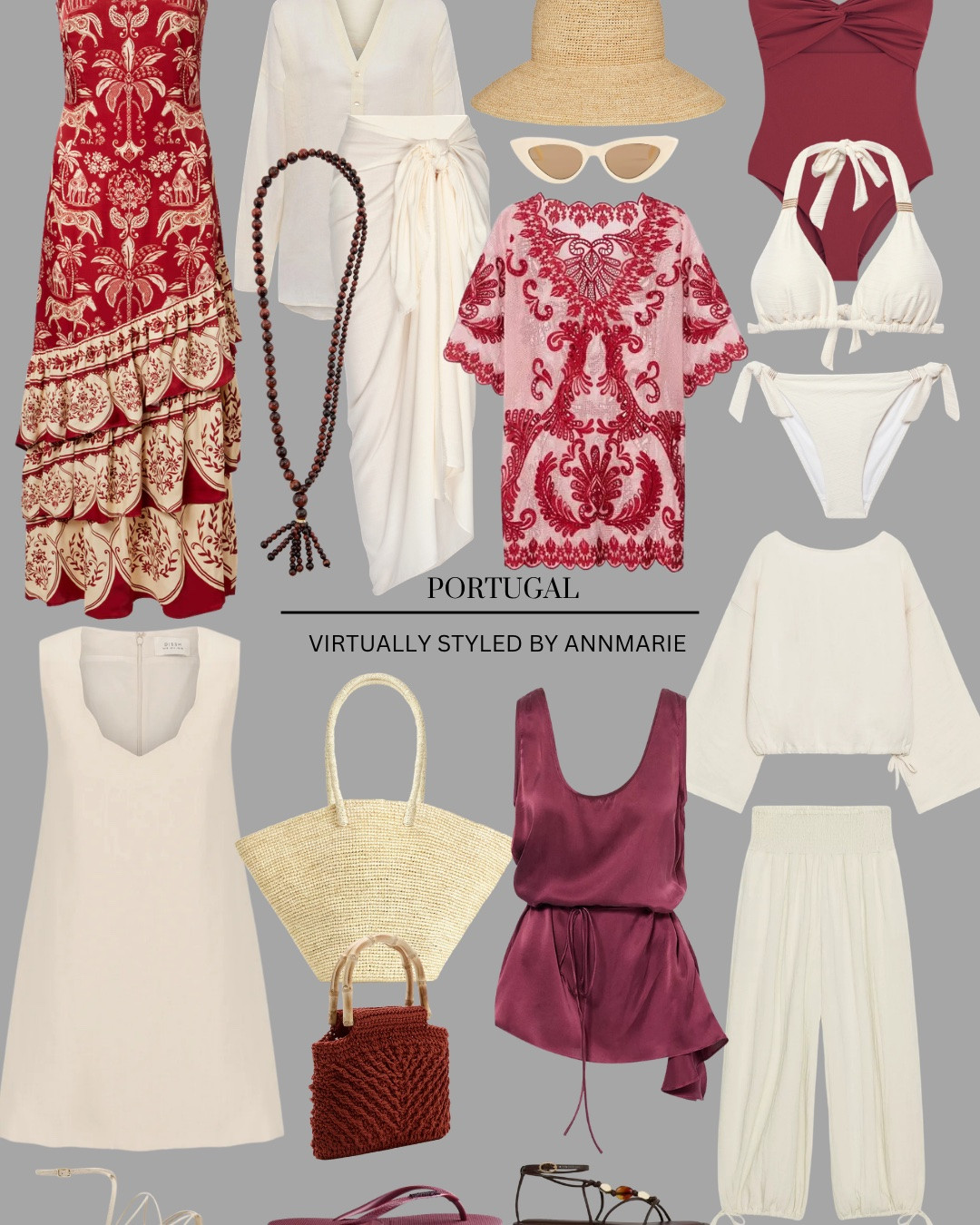 Holiday Capsule with burgundy red & cream

#LTKsummer #LTKswimwear #LTKstyletip