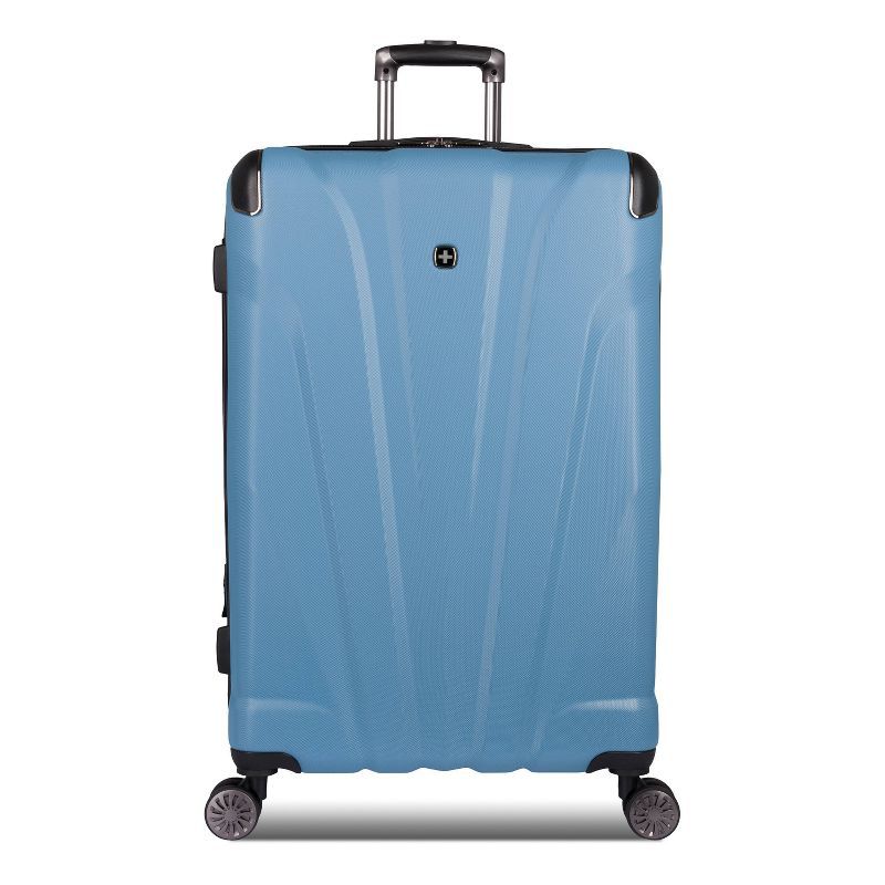 SWISSGEAR 29.55" Hardside Large Checked Suitcase - Turquoise Blue | Target
