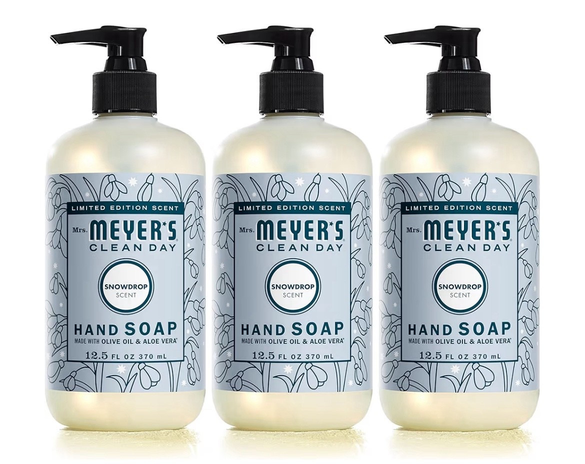 INCREDIBLE deal for the fan favorite Limited Edition Mrs. Meyer’s Snowdrop Hand Soap!! This soap - and all of the related products - smells simply AMAZING ❄️ I grab this soap every single year when it launches, and a 3 pack is only $10.87 today! (These normally retail for $5-$6 for 1 soap!) Such an excellent price point for this. 

#LTKHome #LTKSaleAlert #LTKHoliday