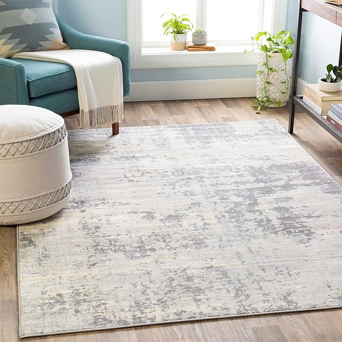 Artistic Weavers Doria Modern Abstract Area Rug,5'3" x 7'3",Silver Gray | Amazon (US)
