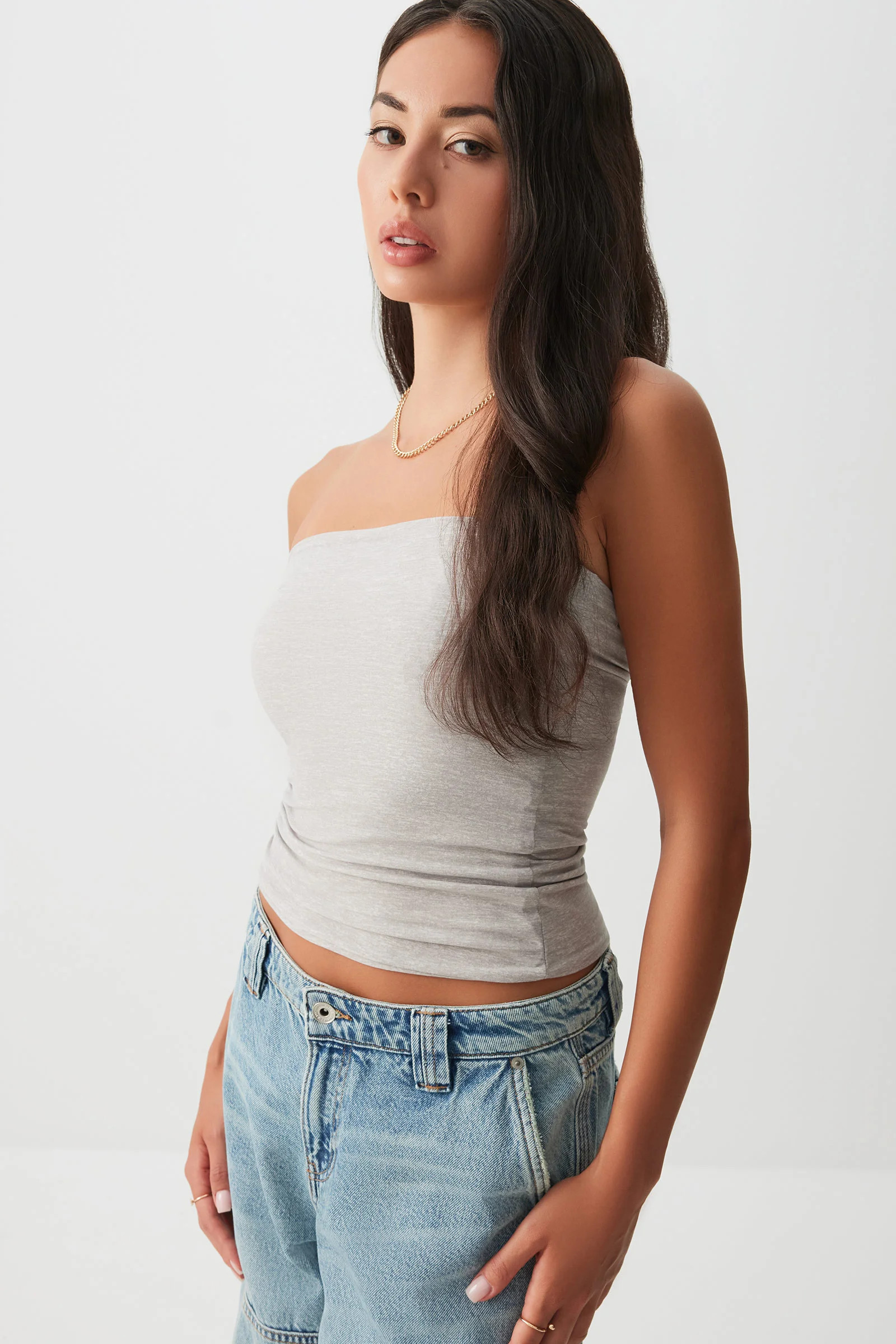 Basic Double Layer Tube Top | Ardene