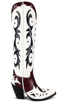 Jeffrey Campbell Starwood Boot in Red & White from Revolve.com | Revolve Clothing (Global)