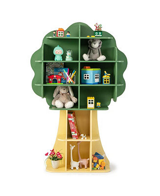 Tree Bookcase Kids 6-Tier Toy Storage Organizer with Open Storage Shelves | Macy's