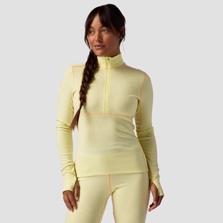 Cedars Merino Midweight 1/4-Zip Baselayer Top - Women's | Backcountry