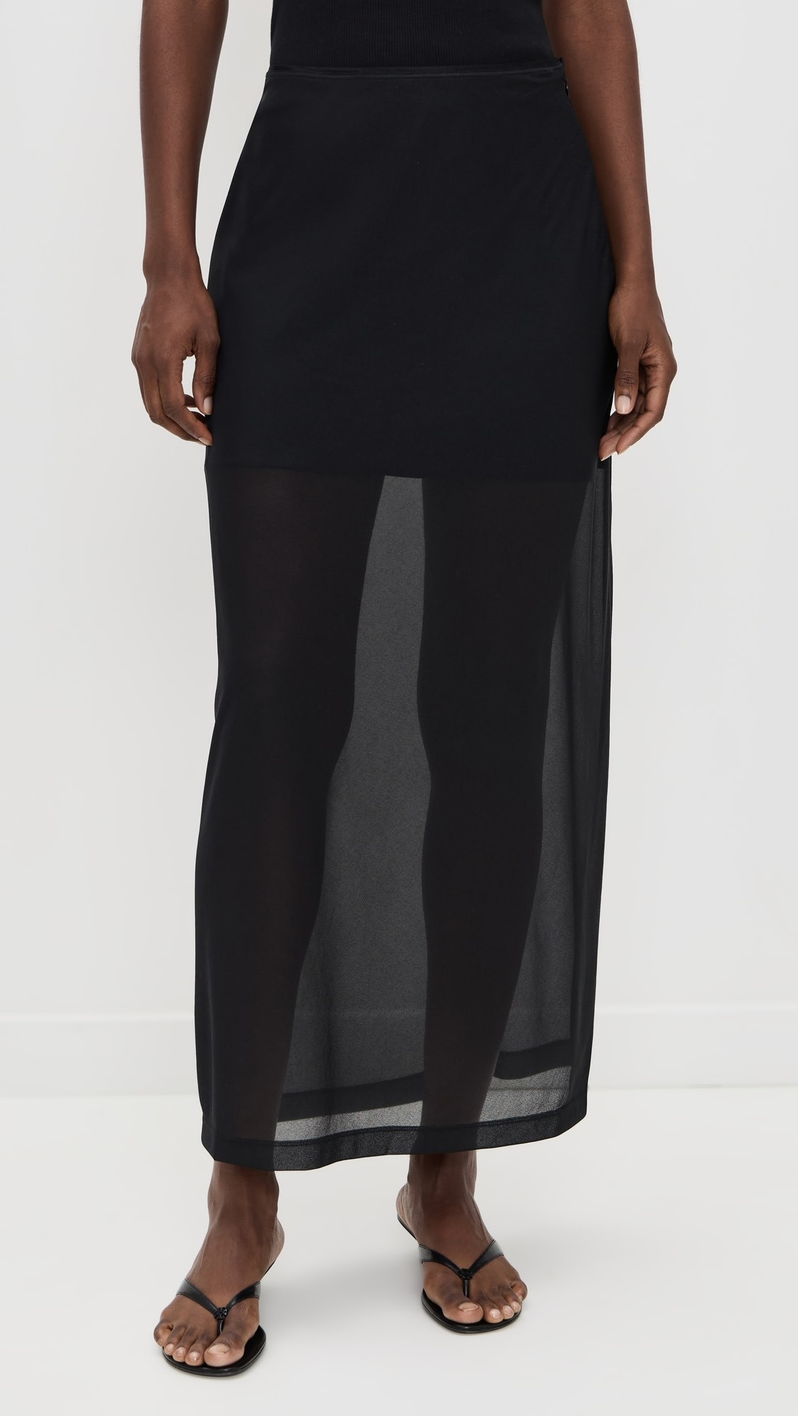 Sheer Slim Skirt | Shopbop
