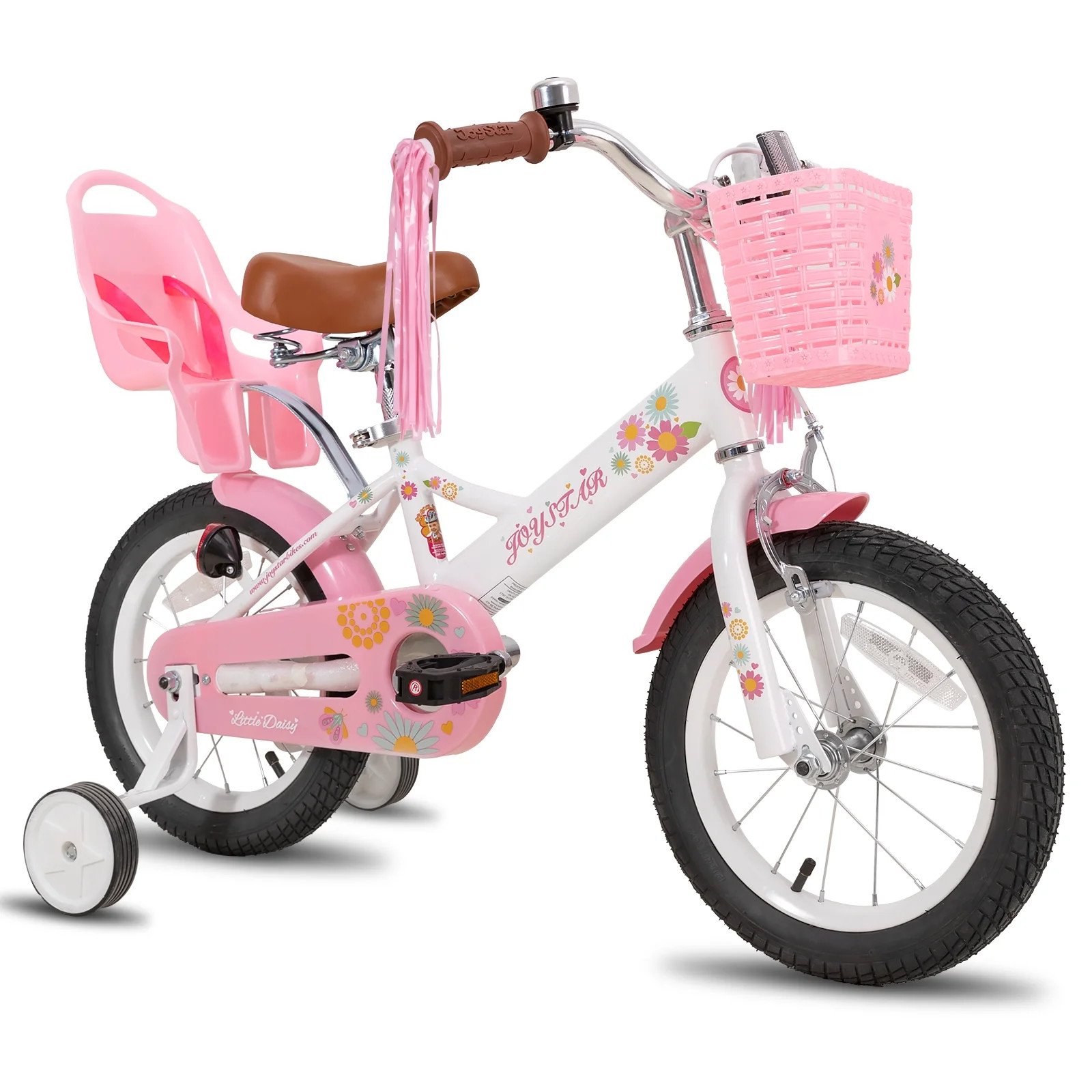 JOYSTAR Little Daisy 12 Inch Kids Bike for 2 3 4 Years Girls with Training Wheels Princess Kids B... | Walmart (US)