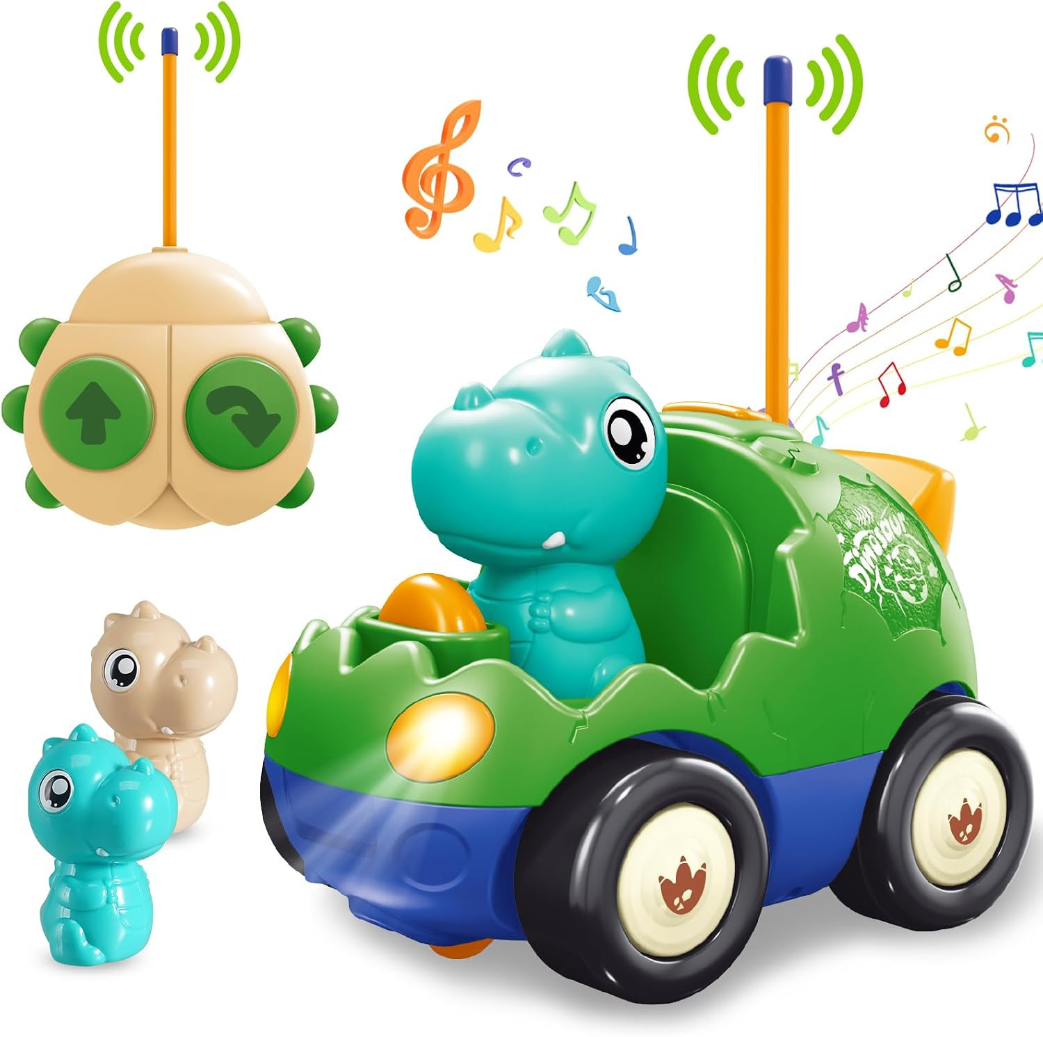 Pup Go Dinosaur Remote Control Car for Toddlers Age 2 3 Years Old | Amazon (UK)