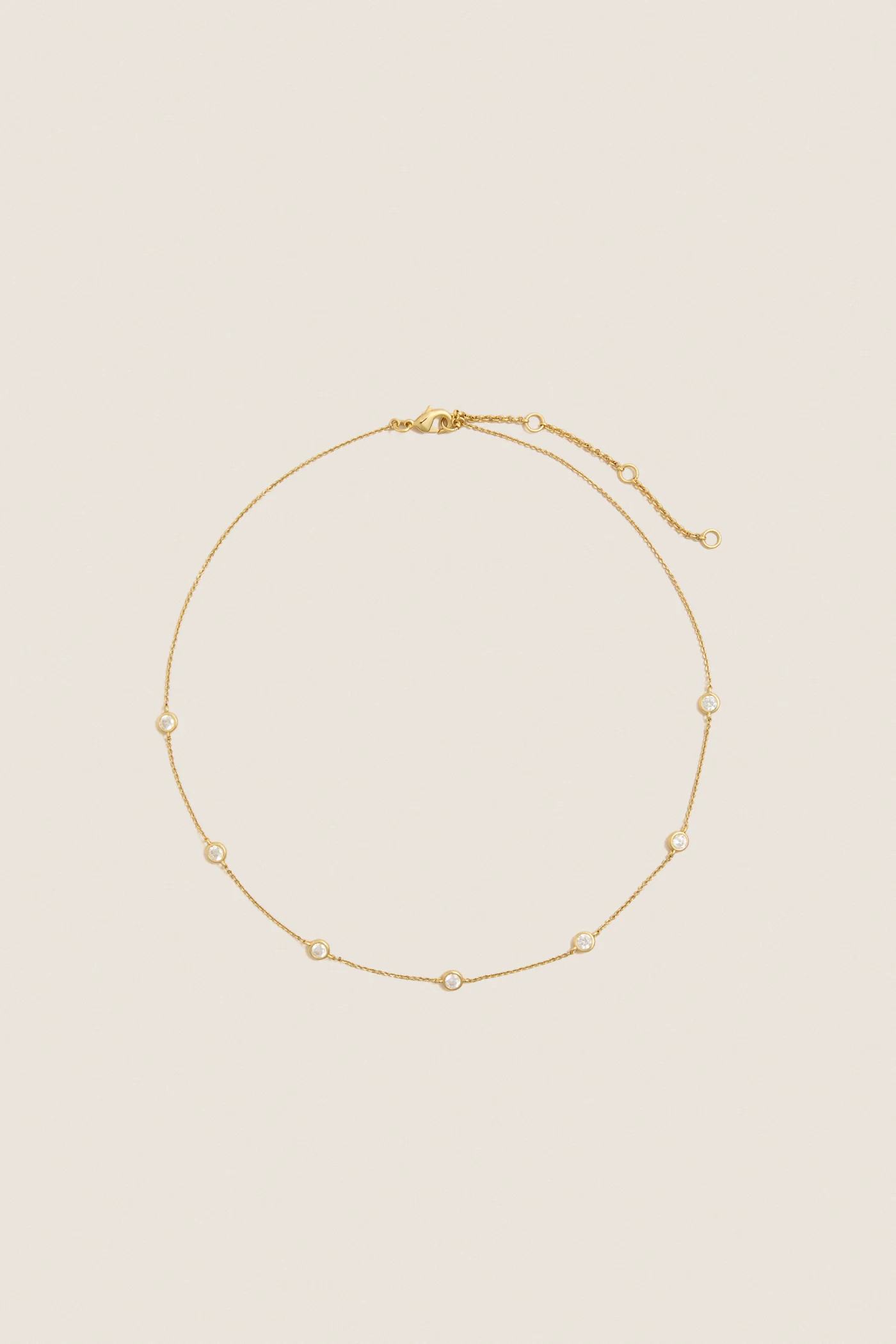 Gold Bezel Strand Necklace | Tuckernuck (US)