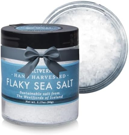 Saltverk Sea Salt - Gourmet, Icelandic, Hand Harvested and Sustainably Made - Flaky 3.17 Oz | Amazon (US)