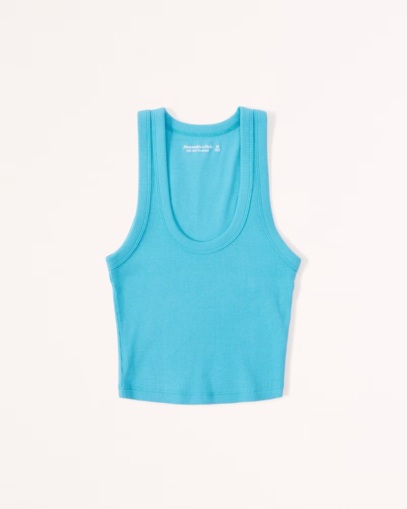 Essential Scoopneck Tank | Abercrombie & Fitch (US)