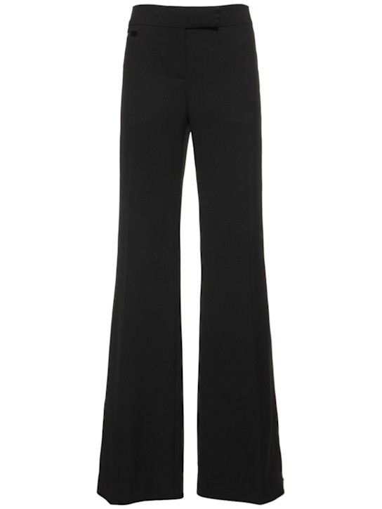 Wide wool tuxedo pants - Tom Ford - Women | Luisaviaroma | Luisaviaroma
