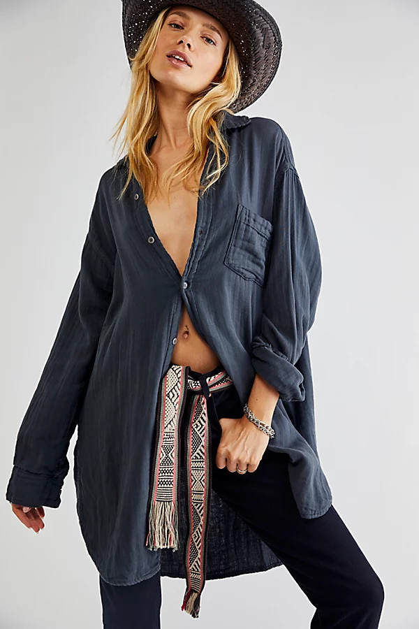 CP Shades Marella Double Cloth Buttondown Shirt | Free People (Global - UK&FR Excluded)