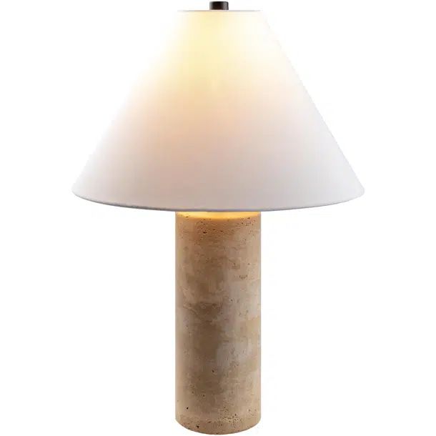 Gusman Travertine Table Lamp | Wayfair North America