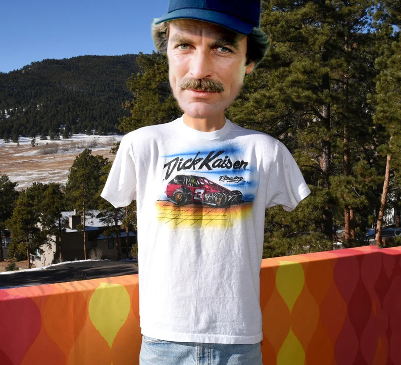 vintage 80s t-shirt SPRINT CAR racing dick kaiser airbrush Medium Large | Etsy (US)