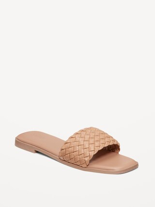 Woven Knot Slide Sandals | Old Navy (CA)