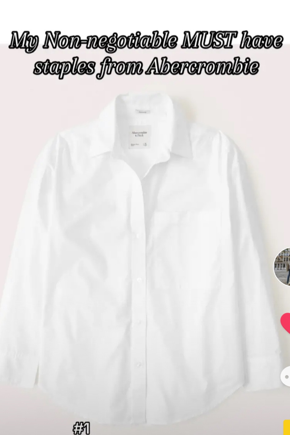 My non-negotiable MUST haves from Abercrombie 